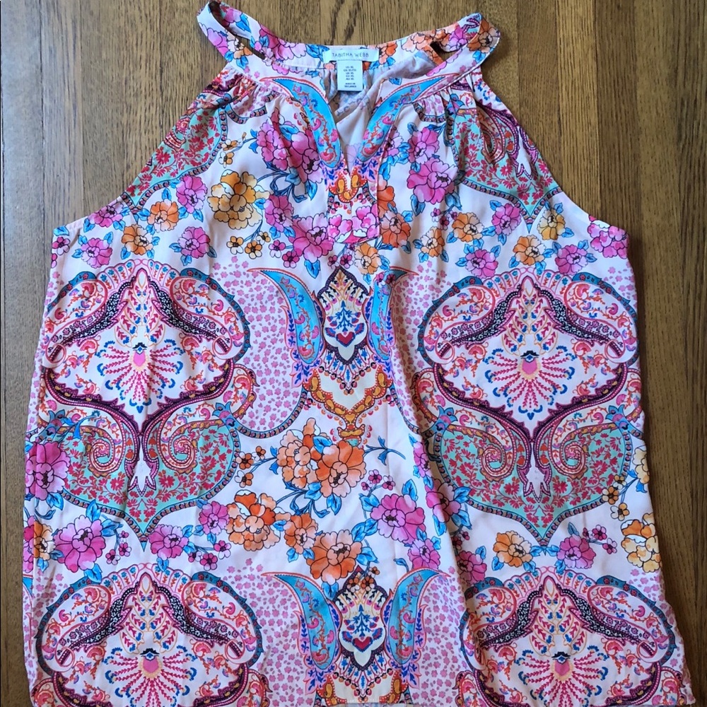 Like new Tabitha Webb paisley tank